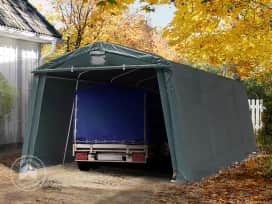 Garagetält 3,3x6,2 m, PVC 500, mörkgrön