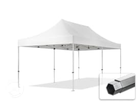 3x6 m snabbtält, Professional aluminium, vit