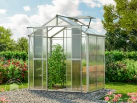 Växthus, 179 x 133 cm, 6 mm kanalplastplattor Växthus, 179 x 133 cm, 6 mm kanalplastplattor