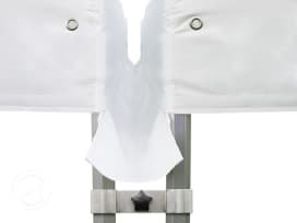 Forbindelsessæt til Easy Up pavilloner med 4 m sidelængde, PREMIUM og PROFESSIONAL, 40mm, PVC, hvid