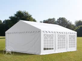 5x6m, Partytelt, PVC-teltdug, hvid
