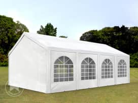 4x8m, Partytelt, PE-teltdug, hvid