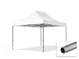3x4,5m, stål, easy-up-pavillon, uden sidedele, hvid 3x4,5m, stål, easy-up-pavillon, uden sidedele, hvid