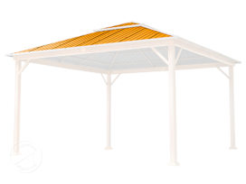 Erstatnings tagplader til havepavillon Forest Superior 4x4m