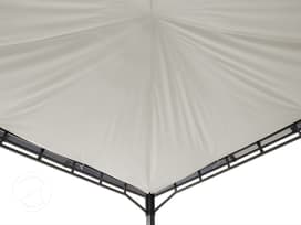 Solsejl til havepavillonen Sunset Deluxe, 4x4 m, stone Solsejl til havepavillonen Sunset Deluxe, 4x4 m, stone