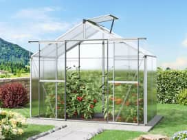 256 x 131 cm Drivhus, 6 mm polycarbonat-pladerne 256 x 131 cm Drivhus, 6 mm polycarbonat-pladerne