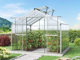 256 x 256 cm Drivhus, 6 mm polycarbonat-pladerne