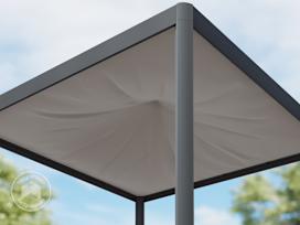Solsejl til havepavillonen Luma Deluxe, 3x3 m, loft grå Solsejl til havepavillonen Luma Deluxe, 3x3 m, loft grå