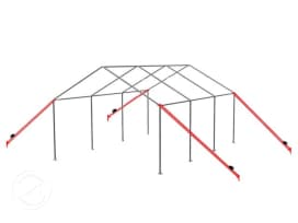 Teltan myrskysuojaus kaikille teltoille - maakiiloilla