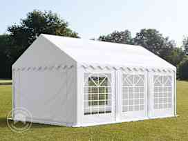 3x6m juhlateltta, PVC-peite, valkoinen 3x6m juhlateltta, PVC-peite, valkoinen