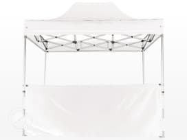 3m puolikorkea sivuseinä PREMIUM ja PROFESSIONAL pop-up teltoille, valkoinen