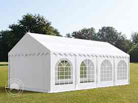3x8m juhlateltta, PVC-peite, valkoinen, maarungolla 3x8m juhlateltta, PVC-peite, valkoinen, maarungolla