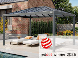 3x4m hardtop puutarhapaviljonki, ilman sivuseiniä 3x4m hardtop puutarhapaviljonki, ilman sivuseiniä