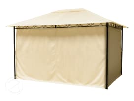 Sivuseinät puutarhapaviljongille Rendezvous Classic, 3x4 m, samppanjanvärinen