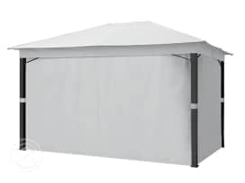 Sivuseinät puutarhapaviljongille Sunset Premium, 3x4 m, stone