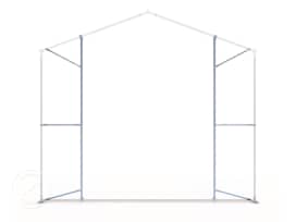 Gavlveggsavstivningssett for partytelt PRO PLUS, ULTRA og lagertelt PREMIUM, PROFESSIONAL av PVC