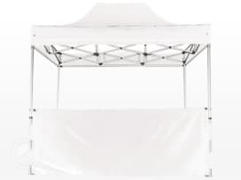 3 m halvhøy sidevegg for PREMIUM og PROFESSIONAL pop up partytelt, hvit