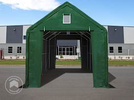5x10 m telthall, PRIMEtex-PVC-presenning, mørkegrønn, med statikk (jordunderlag) 5x10 m telthall, PRIMEtex-PVC-presenning, mørkegrønn, med statikk (jordunderlag)