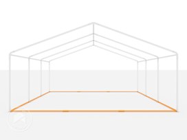 Universell bunnramme 6x6 m for partytelt, paviljonger