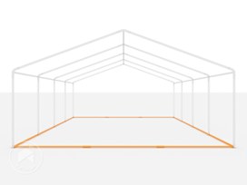 Universell bunnramme 6x8 m for partytelt, paviljonger