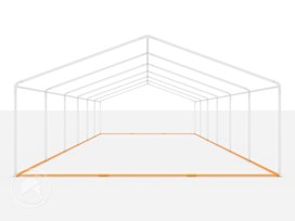 Universell bunnramme 6x12 m for partytelt, paviljonger