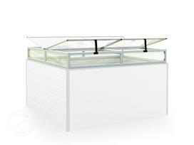 150x150 cm mini drivhus deksel 