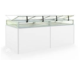 119x235 cm mini drivhus deksel 