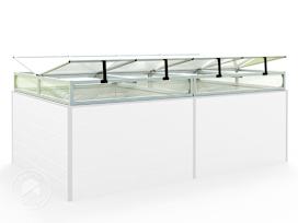 150x235 cm mini drivhus deksel 