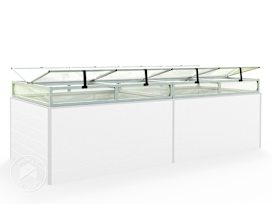 119x297 cm mini drivhus deksel 