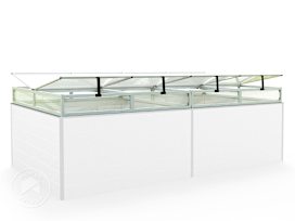 150x297 cm mini drivhus deksel 