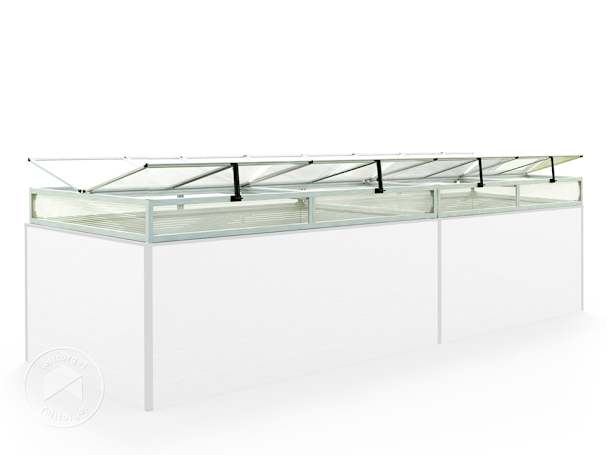 119x340 cm mini drivhus deksel