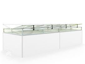 150x387 cm mini drivhus deksel 