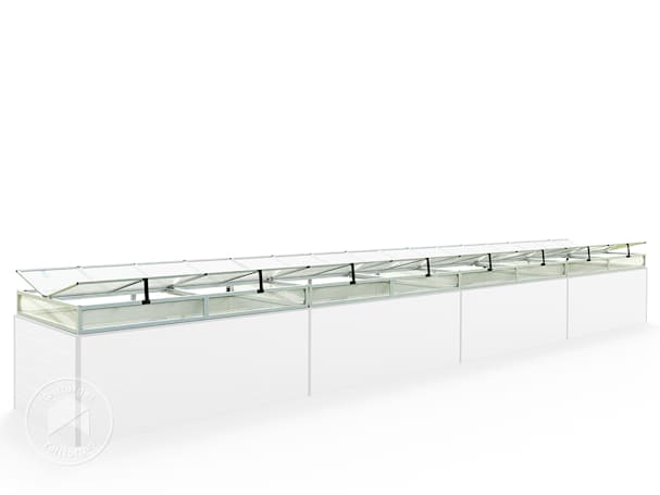 119x771 cm mini drivhus deksel