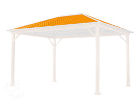 Erstatningstakplater for paviljong Forest Superior 3x4 m, antrasitt Erstatningstakplater for paviljong Forest Superior 3x4 m, antrasitt