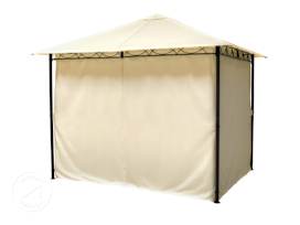 Sidevegger (Sett med 4 deler) for Paviljong Rendezvous Classic 3x3 m, champagnefarget