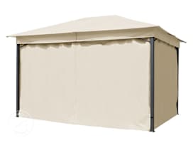 Sidevegger (Sett med 4 deler) for paviljong Sunset Classic 3x4 m, champagnefarget Sidevegger (Sett med 4 deler) for paviljong Sunset Classic 3x4 m, champagnefarget