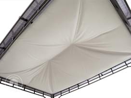 Solseil til paviljong Sunset Deluxe, 3x4 m, stone