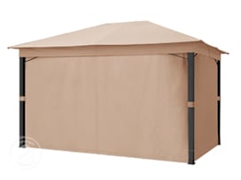 Sidevegger (Sett med 4 deler) for paviljong Sunset Premium 3x4 m, cappuccino Sidevegger (Sett med 4 deler) for paviljong Sunset Premium 3x4 m, cappuccino