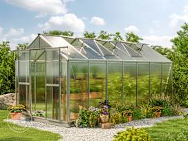 259x449 cm drivhus, 6 mm polykarbonatplater