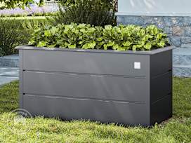 75x150x78 cm plantekasse, stål, antrasitt 75x150x78 cm plantekasse, stål, antrasitt