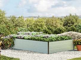 195x119x39 cm plantekasse, eloksert 195x119x39 cm plantekasse, eloksert