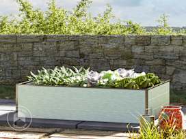 195x99x39 cm plantekasse, eloksert 195x99x39 cm plantekasse, eloksert