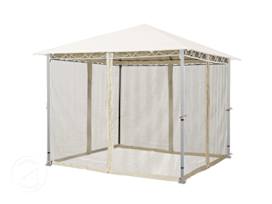 Myggenett (4 deler) for paviljong Rendezvous Premium, champagnefarget, 3x3 m Myggenett (4 deler) for paviljong Rendezvous Premium, champagnefarget, 3x3 m