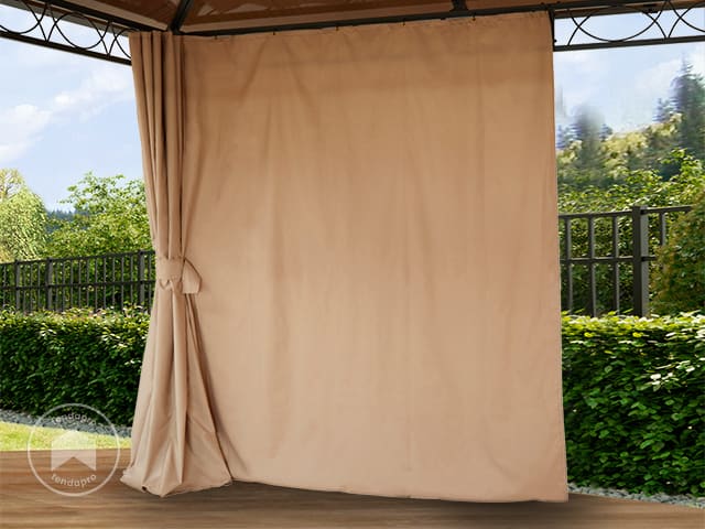 Gazebo da giardino Hardtop Paradise Deluxe ocra, 3x3m 