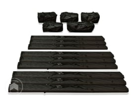 Set di custodie Oxford per tendoni per feste PRO Ultra e tende capannone PVC Professional - larghezza 8m, altezza 2m Set di custodie Oxford per tendoni per feste PRO Ultra e tende capannone PVC Professional - larghezza 8m, altezza 2m