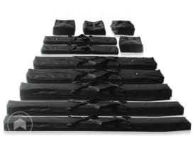 Set di custodie Oxford per tendoni per feste PRO Plus e tende capannone PVC Premium - larghezza 8m, altezza 2m Set di custodie Oxford per tendoni per feste PRO Plus e tende capannone PVC Premium - larghezza 8m, altezza 2m