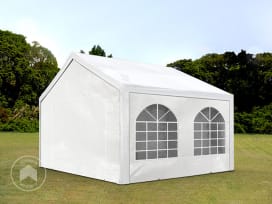 3x3 m tendone per feste, PE 450, bianco