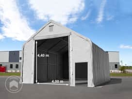 8x12m tendostruttura Everest altezza 4m, PRIMEtex 2300, grigio, con statica (sottofondo in terra) 8x12m tendostruttura Everest altezza 4m, PRIMEtex 2300, grigio, con statica (sottofondo in terra)