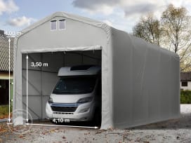 5x10m Tenda Garage 4m, Box Auto PVC ignifugo 720