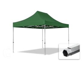 3x4,5m gazebo pieghevole PES, PROFESSIONAL alluminio, verde scuro 3x4,5m gazebo pieghevole PES, PROFESSIONAL alluminio, verde scuro